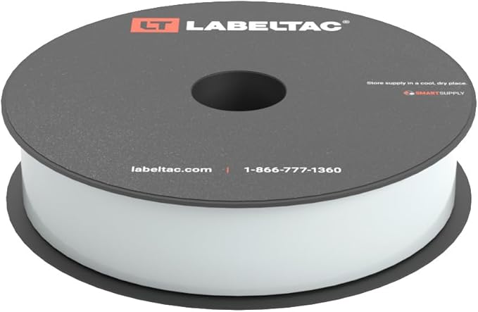 LabelTac 4 and Pro Model Indoor/Outdoor Rack Label Supply 1" x 150' Clear