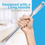Fuller Brush Toilet Bowl Swab with Handy Holder Caddy – Toilet Swab with Soft Non-Scratch Head, Long Handle, Deep Cleaning Under Rim