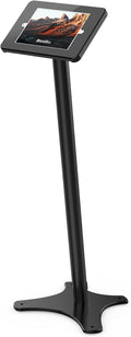 Tablet Floor Stand - 360 Swivel Compatible with 10.2" iPad 7 8 9 Gen, Anti-Theft, Key Lock, All Metal Floor Kiosk Stand