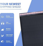 Black Large Poly Bubble Mailers 12x15 inch | Self Seal Padded Envelopes Cushioned Bubble Mailer | Usable Size 12x15 | WaterProof | Lightweight mailing Shipping Bags | 50 Pack Bulk