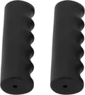 2Pcs Rubber Handle Cover Wheelbarrow Rubber Non-Slip Ergonomic Weatherproof Round Handle Grip Covers For Garden Carts(118 x 27mm)