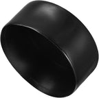 uxcell 4pcs Rubber End Caps 120mm ID Vinyl Round End Cap Cover Screw Thread Protectors Black, 50mm Height