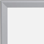 SnapeZo Silver 36x37 Poster Frame, 1.7" Aluminum Profile, Front-Loading Snap Frame, Wall Mounting, Wide Series