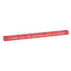 HUBERT Checkout Lane Divider Red Plastic - 16" L x 1" D 1 Divider
