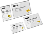 Acrylic Label Holder Price Tag Displays Sign Holder Data Card Holder Ads Display Stand (C: 100*70mm/3.94*2.76 inches)