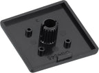 uxcell 14Pcs Extruded End Cap Nylon, 45x45mm T-Slot Aluminum Profile 4545 European Standard End Cap Extrusion Plug for Trolley, Fish Tank Rack, Storage Rack, Black