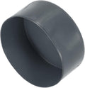 uxcell 4pcs Rubber End Caps 110mm(4 5/16 Inch) ID x 80mm(3 1/8 Inch) H Vinyl Round End Cap Cover Screw Thread Protectors Dark Grey
