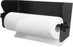 G-Sunny Garage Paper Towel Holder,Aluminum Wall-Mount Paper Towel Holder for Enclosed Trailer,Shop,Garage,Storage,5th Wheel,RV (Matte Black)