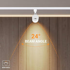 VANoopee 12 Pack 5-Color LED Track Lighting Heads H Type Track Light Heads Dimmable, 2000K 3000K 4000K 5000K 6000K Adjustable, Flicker Free CRI90+ 24° 10W 800lm, White