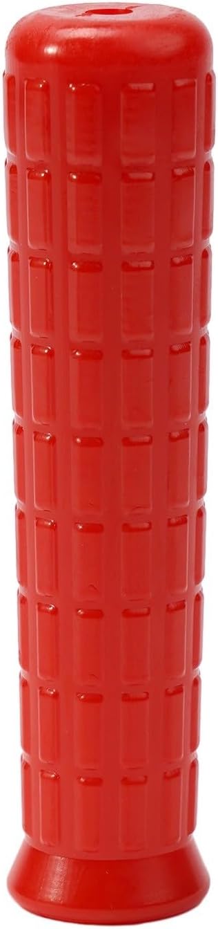2Pcs Wheelbarrow Rubber Handles Replacement, Anti-slip Handle Grip Covers Weatherproof Handles Non-Slip Round Tubes for Garden Carts(114x19mm Red)