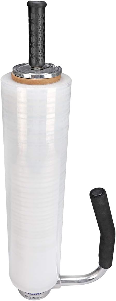 shrink wrap handle,Industrial Stretch Film Dispenser including Film Cutters,Suitable for 11" to 21.5" film height Pallet Wrap.Top Quality Stainless Steel, Tough, Durable