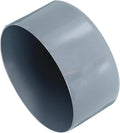 uxcell 4pcs Rubber End Caps 80mm ID Vinyl Round Tube Bolt Cap Cover Screw Thread Protectors Grey, 50mm Height