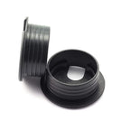 TuTuYa 8PCS Desk Grommet, Desk Grommet 1-1/2 Inch (38mm) Desk Cable Grommet Desk Cable Hole Covers with Hole Saw, Ideal Solution for Office and Home Table Cable (Black,1-1/2 Inch)