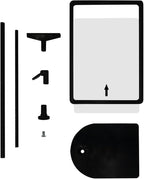 Sign Holder Stand 8.5x11 Inch for Floor Table, Adjustable Tabletop Sign Holder Floor Poster Stand, Vertical & Horizontal View (Black,8Pcs)