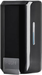 Wall Mounted Soap Dispenser with Large 34 oz. Capacity - A Black Commercial Hand Soap Dispenser or Hand Sanitizer Wall Mount Unit That Holds 25 pct More Than Other Brands - ADA Compliant