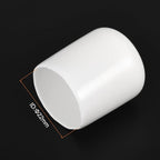 uxcell 10pcs Rubber End Caps 22mm(7/8") ID Vinyl Round End Cap Cover Screw Thread Protectors White