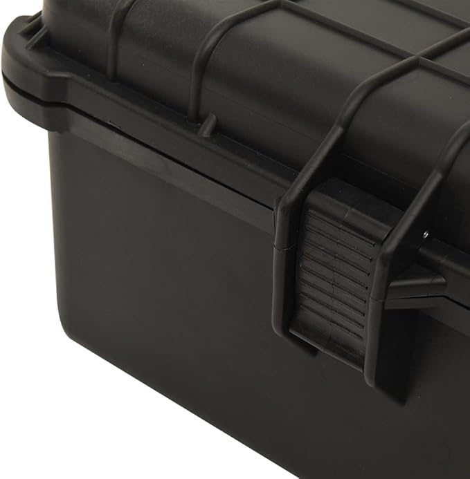 PP Portable Flight Case, Lockable Tool Box for Transportation Travelling, Protective Equipment Case, 21.7"x16.9"x8.3", -284