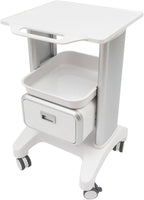 Mobile Medical Trolley Cart Mobile Ultrasound Cart 220 LBS Load Beauty Salon Instrument Rolling Carts with Drawer & Tray for Hospital Clinic Beauty Salon
