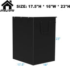 Shopping Cart Waterproof Linner, 17.5" H x 16" W x 23" H, Large 600D Oxford Bag for Small Items, Black Shopping Cart Bag with Colver and Handle