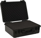 PP Portable Flight Case, Lockable Tool Box for Transportation Travelling, Protective Equipment Case, 18.5"x14.2"x7.1", -283