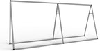 Vispronet Horizontal A-Frame Banner Stand – 3ft x 7ft Aluminum Outdoor Banner Stand, Portable Display Stand for Promotional & Sporting Events, Weather-Resistant Banner Stand, Frame Only