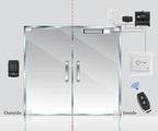 Door Access Control System RFID Keypad 600lb Electric Magnetic Door Lock Kit with Exit Button Doorbell Chime Remote Control