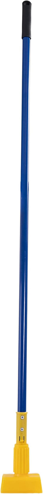 Matthew Cleaning Commercial Quick-Change Iron Mop Handle for Floor Cleaning Heavy Duty Mop Stick Replacement 60inch Jaw Clamp-Style Wet Mop Handle 12 Packs