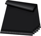 Metronic Poly Mailers 10x13 200 Pcs | Small Shipping Bags for Clothing | Strong Adhensive Seal Seal Mailing Bags for Small Business, Tear-resistant Shipping Envelopes Package Bags in Black