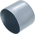 uxcell 4pcs Rubber End Caps 50mm ID Vinyl Round Tube Bolt Cap Cover Screw Thread Protectors Grey, 40mm Height