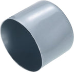 uxcell 4pcs Rubber End Caps 50mm ID Vinyl Round Tube Bolt Cap Cover Screw Thread Protectors Grey, 40mm Height