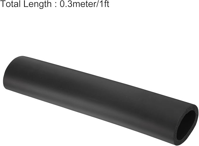 uxcell Foam Tubing for Handle Grip Support,40mm ID 54mm(2 1/8") OD 0.3 Meter/1ft Length Black