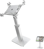 AntiTheft Rotating Tablets Kiosk Stand 8.3" 13.4" Height Heavy Duty Aluminum Steel Base Compatible 9.7" 13" Devices Heavy Duty Pad Stand for Retail
