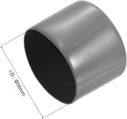 uxcell 10pcs Rubber End Caps 56mm ID Vinyl Round End Cap Cover Screw Thread Protectors Dark Grey