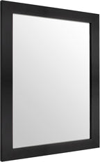 Ruomeng Wall Mirror Rectangle Decorative Mirror 12" x 16" for Entryway, Bedroom, Living Room, Black