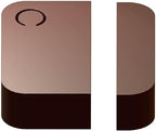 Door Sensor Cover Compatible with Ring (Color Matching), Snap-On Design for Ring 1st/2nd Gen Sensors, Strong Protective to Hide White Sensor, Upgrade Home Security Aesthetics - Brown