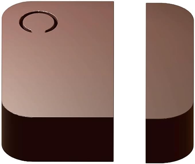 Door Sensor Cover Compatible with Ring (Color Matching), Snap-On Design for Ring 1st/2nd Gen Sensors, Strong Protective to Hide White Sensor, Upgrade Home Security Aesthetics - Brown