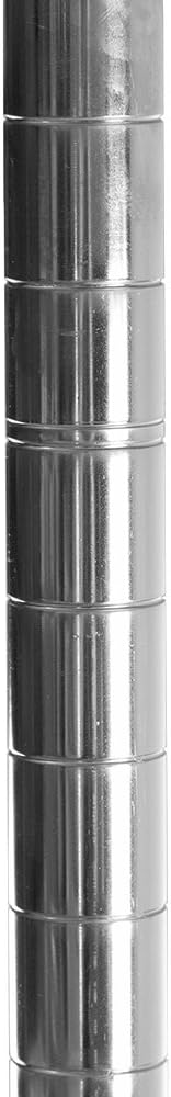 Shelving Inc. 24"d x 60"w Chrome Wire Shelving with 1 Tier Shelf, Weight Capacity 800lbs Per Shelf