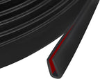 Edge Trim, 3/32"(2mm) Rubber Edge Trim, Flexible Self Adhesive U Channel Edge Protector for Sharp Edge, Sheet Metal and Car Doors, Peel and Stick Auto Door Guard, Black Color, 20Ft