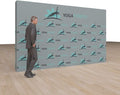 Vispronet Pop-Up Tension Fabric Trade Show Display Booth Frames (12.2ft x 7.4ft)