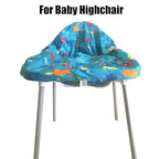 Pozico Baby Shopping Cart Cover & High Chair Cover – Machine Washable, Grocery Cart Cover with Portable Cloth Bag Included, Underwater World Blue Design