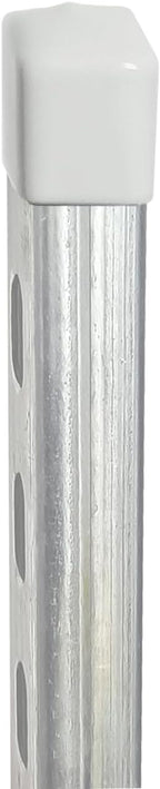 10 Pack Strut Channel Cap, 1-5/8" x 7/8" Plastic White Short End Cap for 13/16" & 7/8" Tall Strut Channel End Cover
