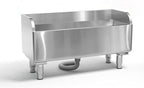 Stainless Steel Mop Service Basin，Floor Mount Mop Sink，Mop Cleaning Sink，Vertical industrial sewage tank for balconies, laundry rooms, industries, etc（39.37”×16.1”×21.6”)