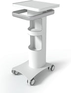 BEWISER Medical Trolley with Lockable Wheels-Ultrasound Imaging Scanner Vehicle Storage Cart,15.7 x 13 Inch Panel,Mobile Dental Cart for Clinics, Hospitals, Beauty Salon
