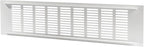 Vent Systems 15.75 x 3.94 (Outer Size) Air Supply Ventilation Grille - Pack of 2 - White Aluminum Rectangle Intake/Exhaust Door Vent Deflector - HVAC for Home Improvement Floor, Wall Duct Cover
