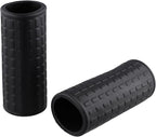 Rubber Wheelbarrow Handle Grips Round Tube Replacement Covers Anti Slip Garden Cart Handles with Ergonomic Design for Hand Truck Dolly Garden Tools Black 2 Pack(122 x 40mm)