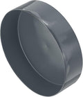 uxcell 4pcs Rubber End Caps 200mm(7 7/8 Inch) ID x 80mm(3 1/8 Inch) H Vinyl Round End Cap Cover Screw Thread Protectors Dark Grey