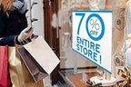 Adir Acrylic Sign Holder – Window Sign Holder with Suction Cups for Advertising and Promotion, Wall-Mount Display Frame, Clear Sign Holder Stand for Glass, Mall, Restaurants, Office - 2 Pack (8.5x5.5 Inch)