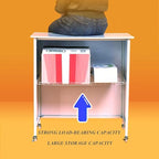 Folding Portable Promotion Counter Table - Pop Up Podium for Trade Shows, Events & Tastings, Commercial Display Booth Kiosk with Banner Stand(Size:80 * 40 * 80cm,Color:PVC Board)