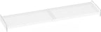 Closet Tension Shelves Organizer Expandable Cabinet Storage Shelf Heavy Duty Metal DIY Divider Separator for Cabinet Wardrobe Cupboard Pantry Kitchen Bedroom,White