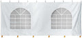 TentandTable Standard Cathedral Tent Sidewall, 8-Foot by 15-Foot, Waterproof Sidewalls for Commercial Party & Canopy Tents, UV Resistant & Removable, 14oz Translucent Vinyl, Tent Not Included